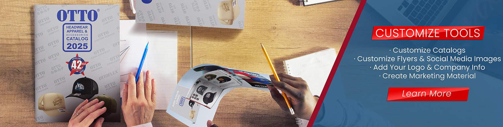 Customise tool banner